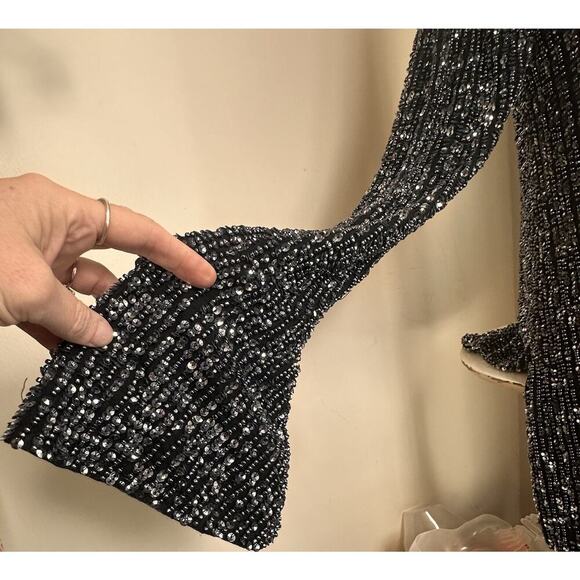 Free People Jacket Harley Sequin Bead Jacket Cardigan Kimono Festival XS Boho EC - Picture 4 of 13